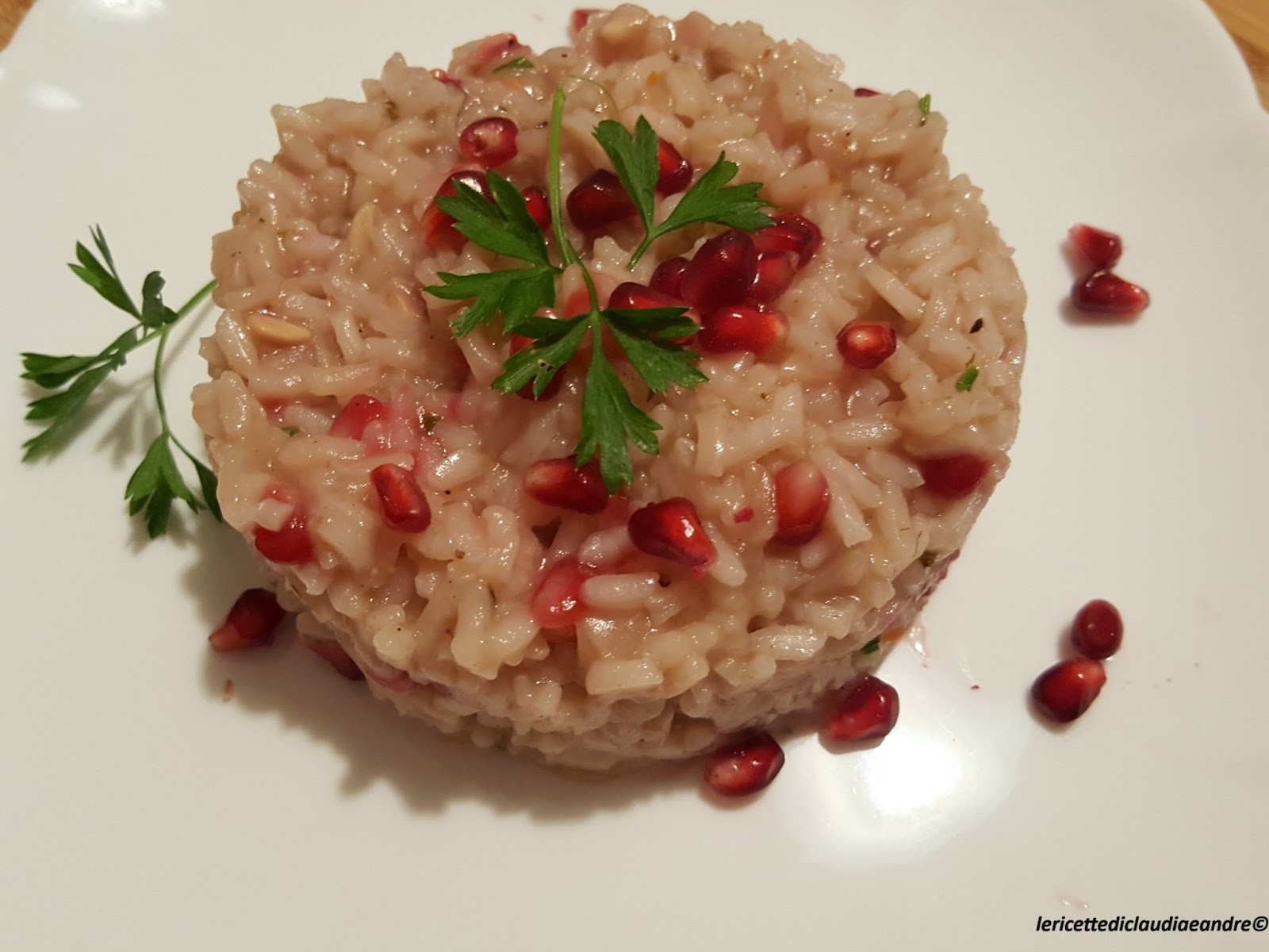 Risotto al melograno