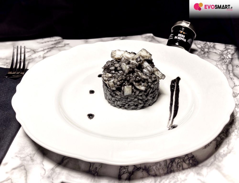 Risotto al nero di Seppia Smeralda