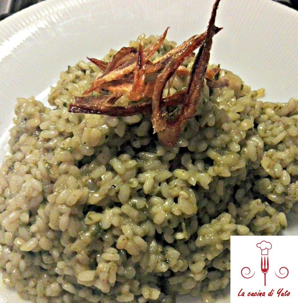 Risotto al pesto di sedano