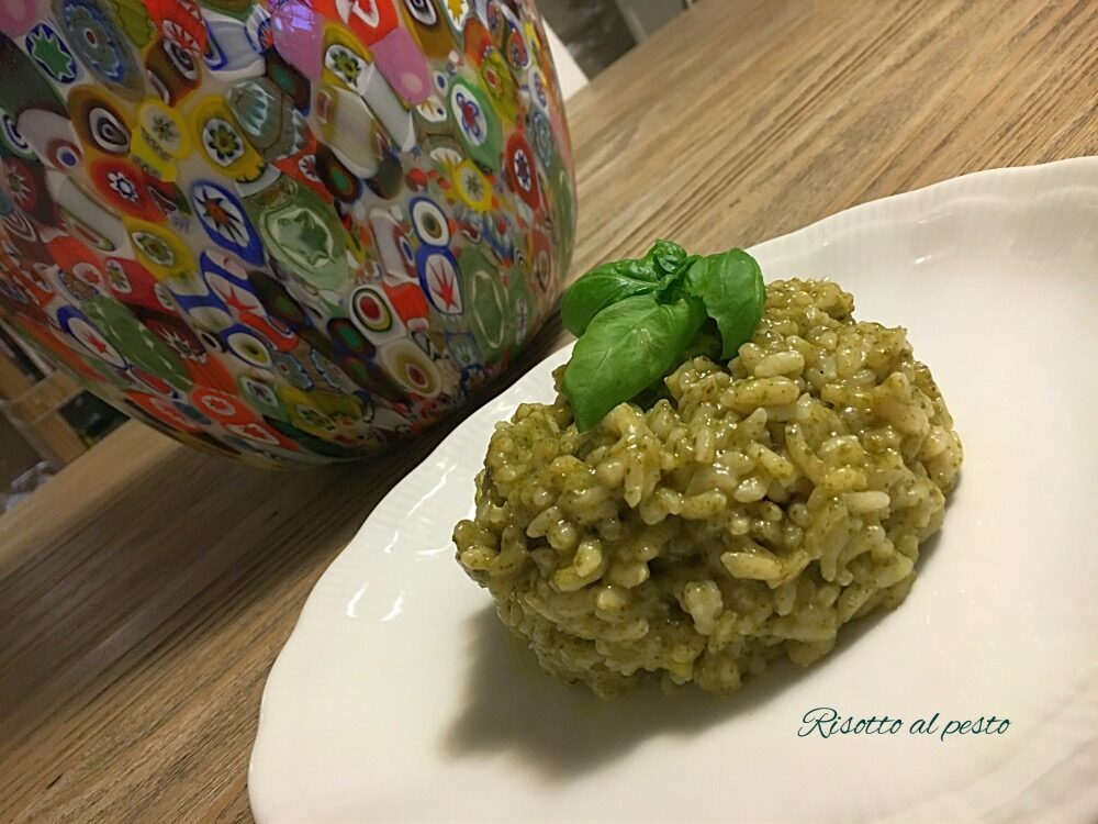 Risotto al pesto