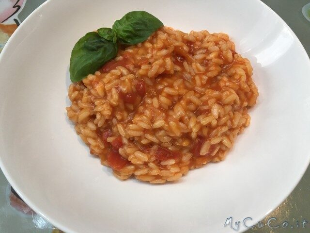 Risotto al pomodoro con cuisine companion