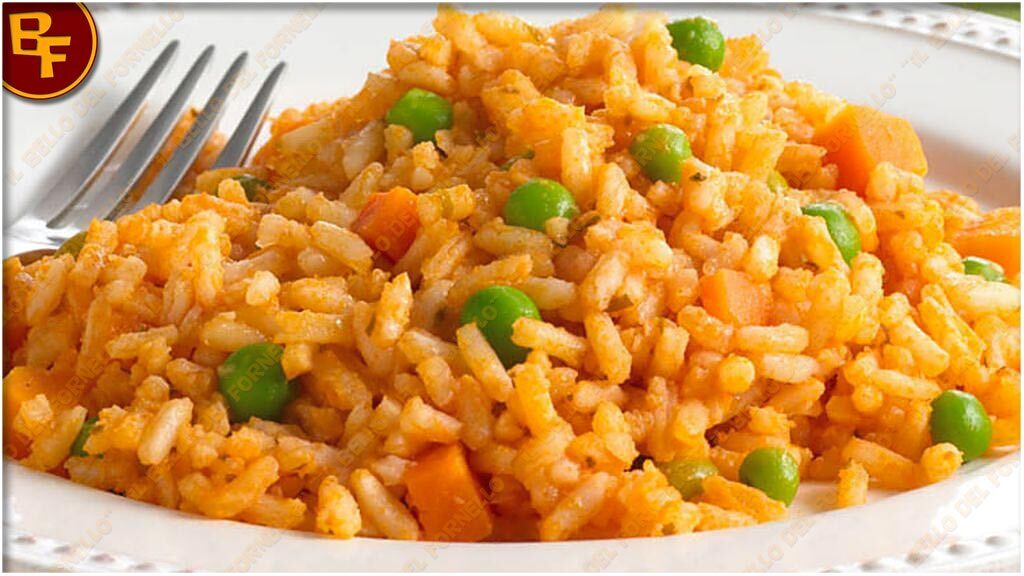 Risotto al pomodoro e piselli