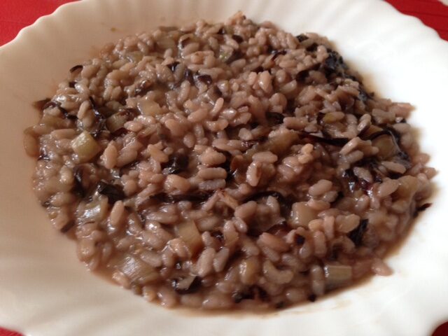 Risotto al radicchio rosso