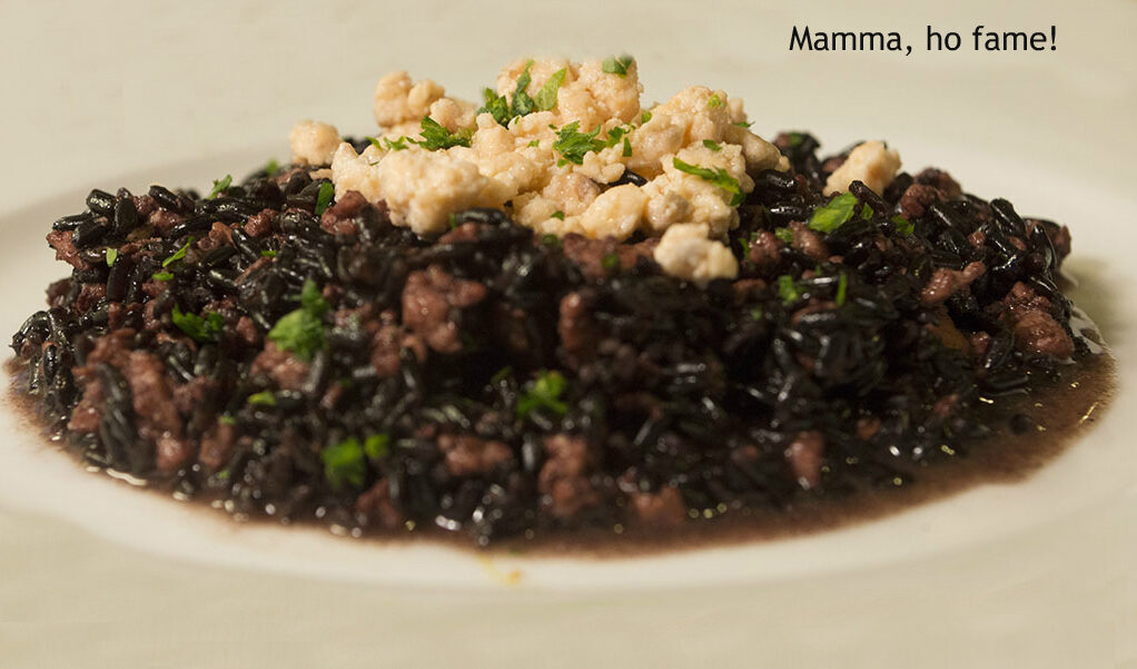 Risotto al salmone