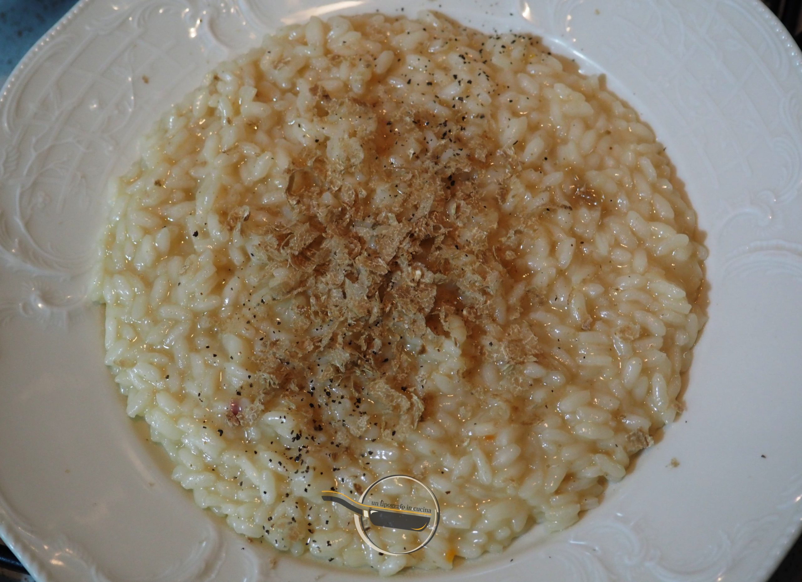 Risotto al tartufo bianco (senza rosso d’uovo)…
