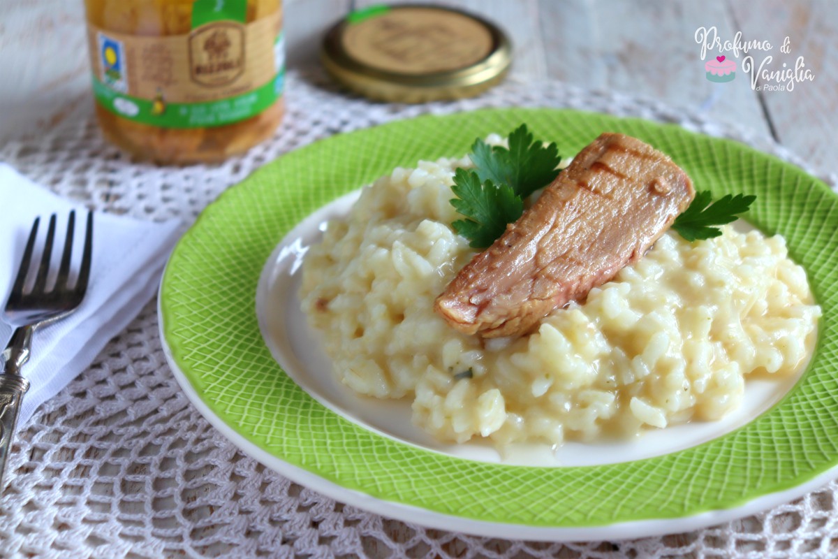 Risotto al tonno e parmigiano