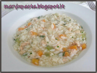 Risotto al tonno e verdure mantecato al latte