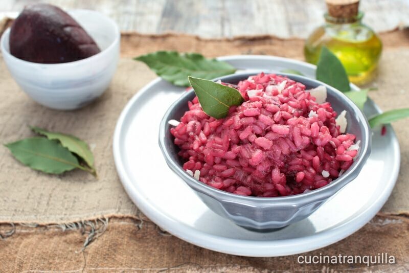 Risotto alla barbabietola