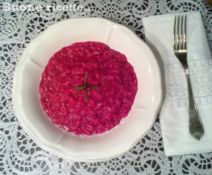 Risotto alla barbabietola