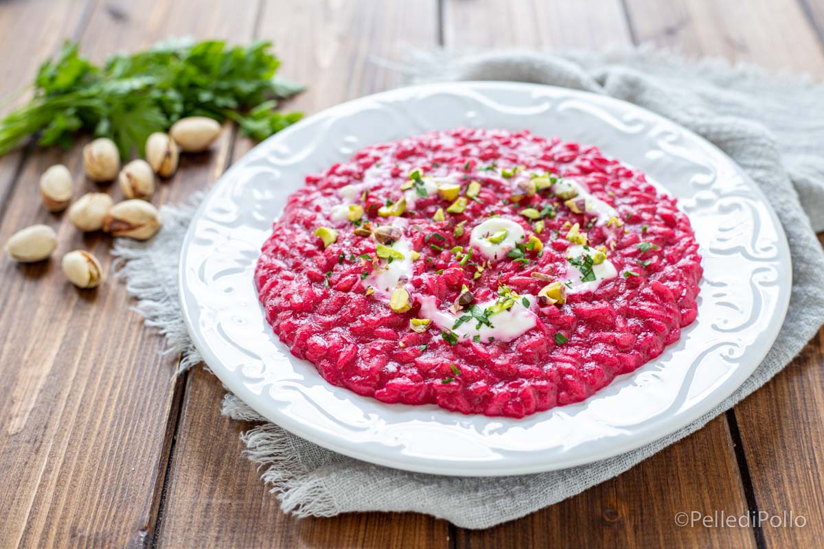 Risotto alla barbabietola