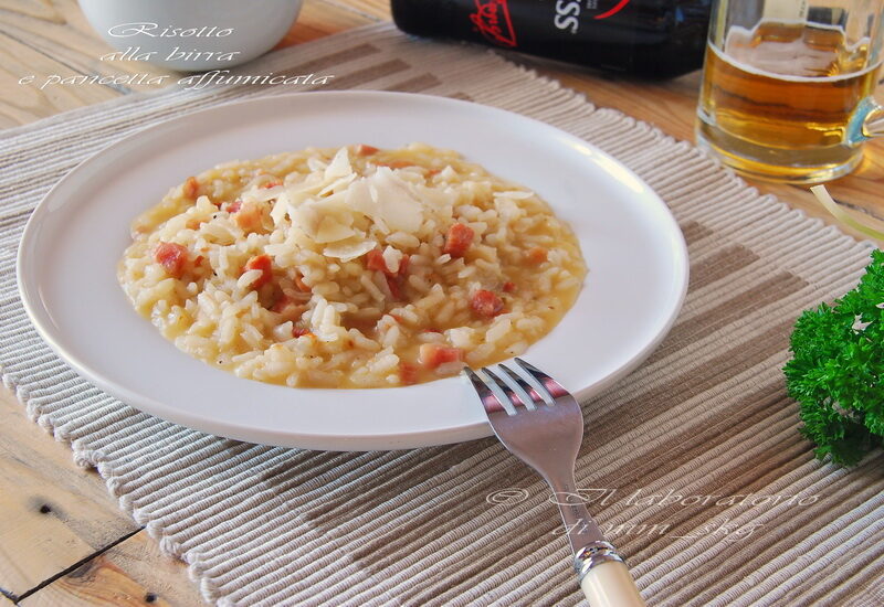 RISOTTO ALLA BIRRA E PANCETTA AFFUMICATA