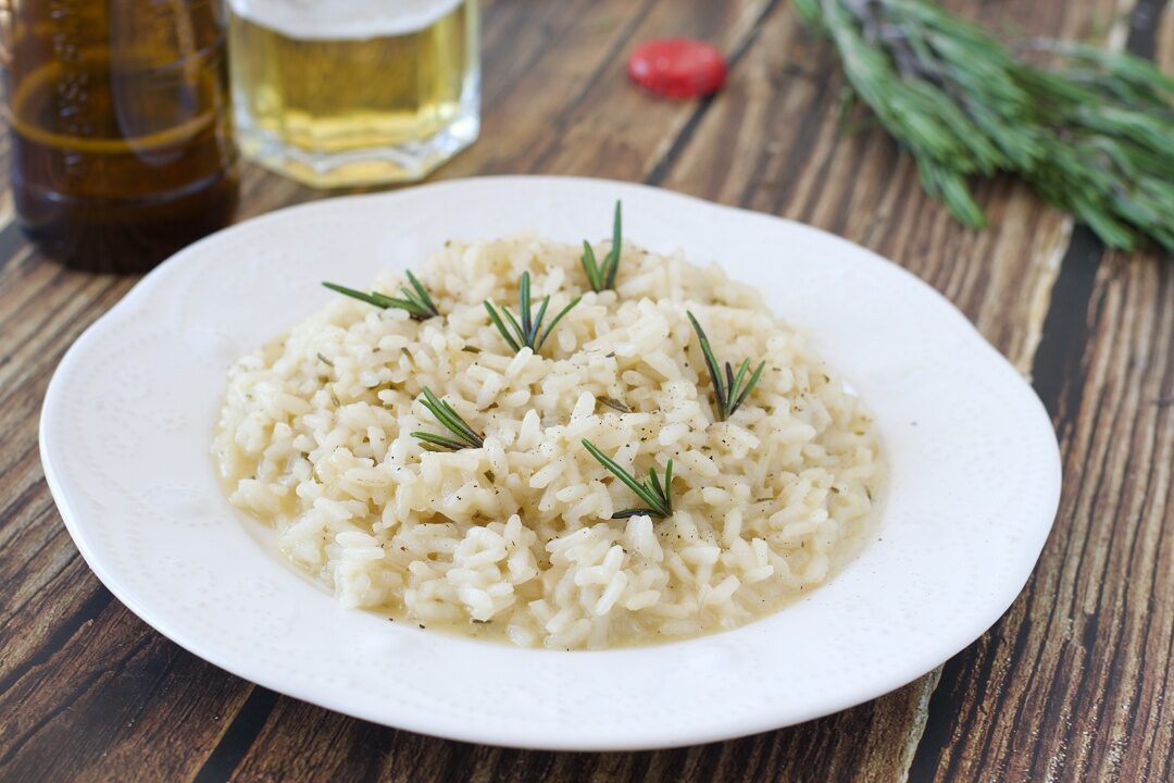 Risotto alla birra e rosmarino