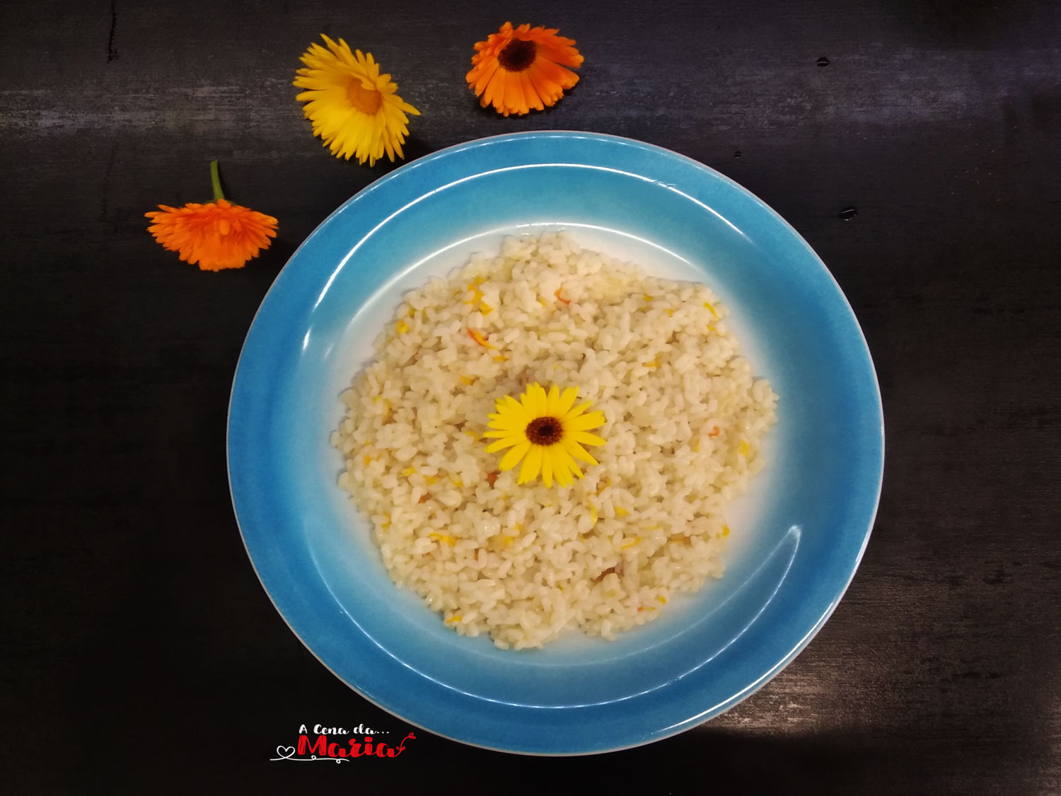 Risotto alla calendula
