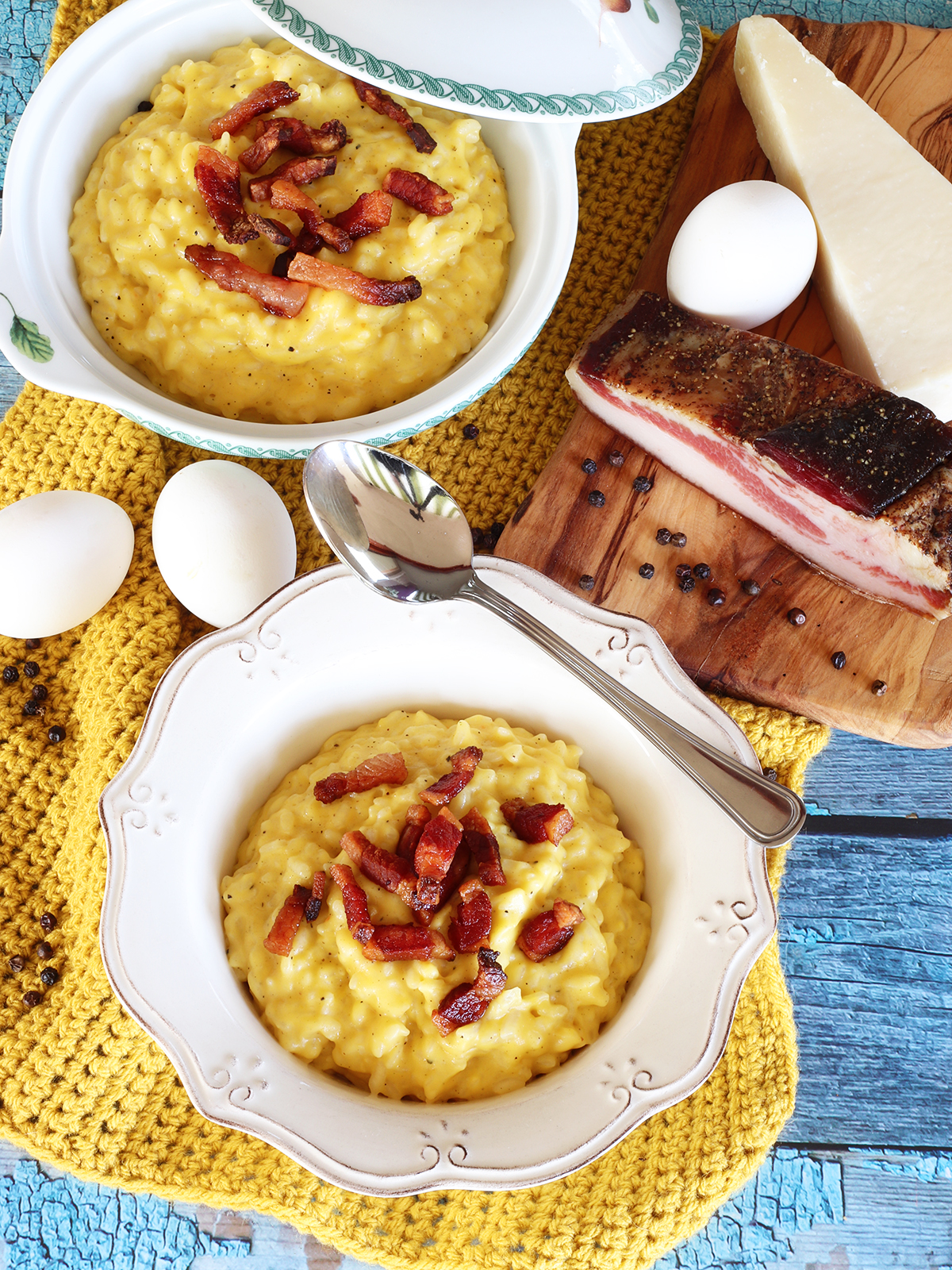 Risotto alla carbonara
