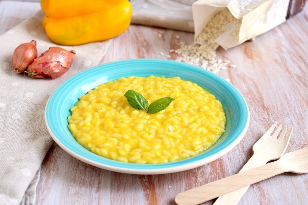 Risotto alla crema di peperoni