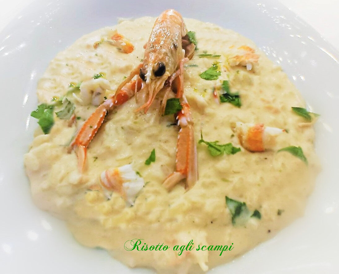 Risotto alla crema di scampi