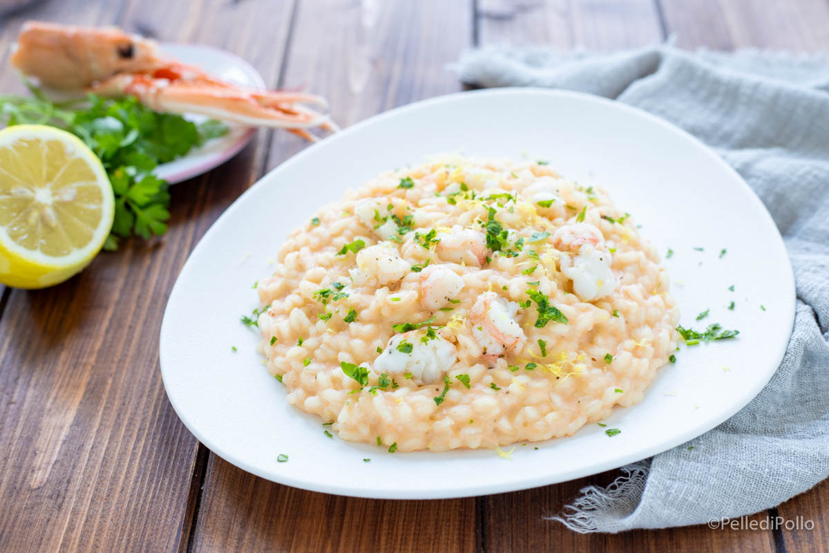 Risotto alla crema di scampi