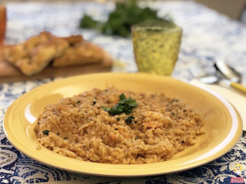 Risotto alla crema di scampi