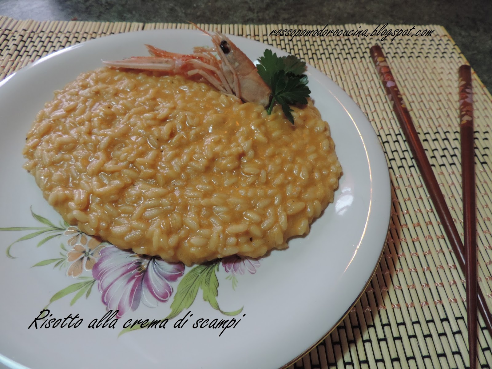 Risotto alla crema di scampi