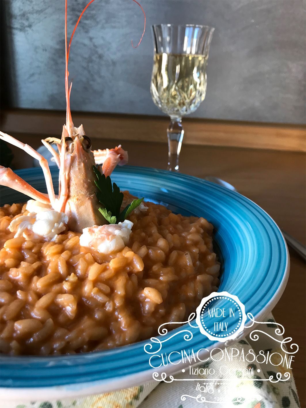 Risotto alla crema di scampi