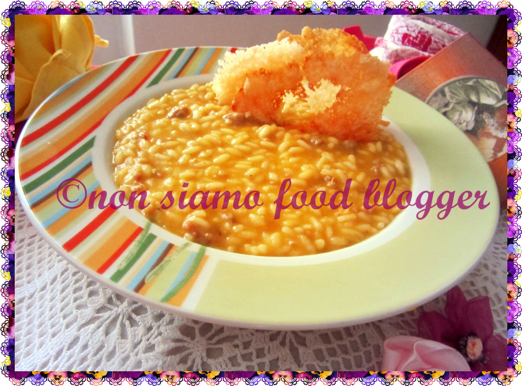 Risotto alla crema di zucca e salsiccia