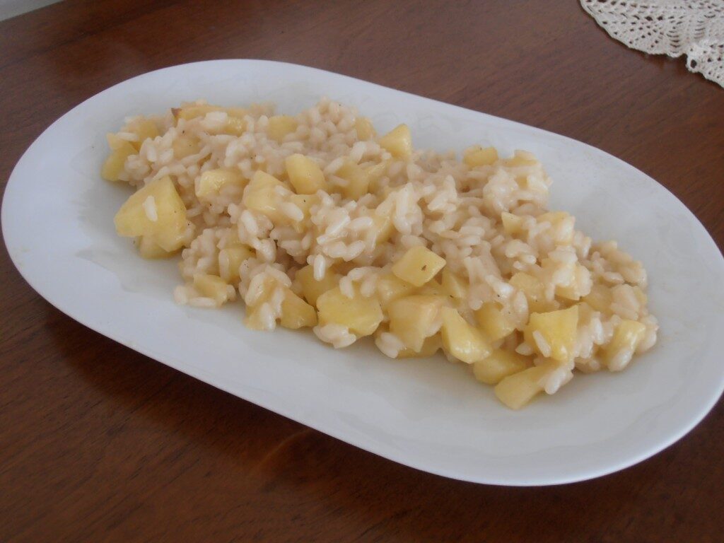 Risotto alla mele