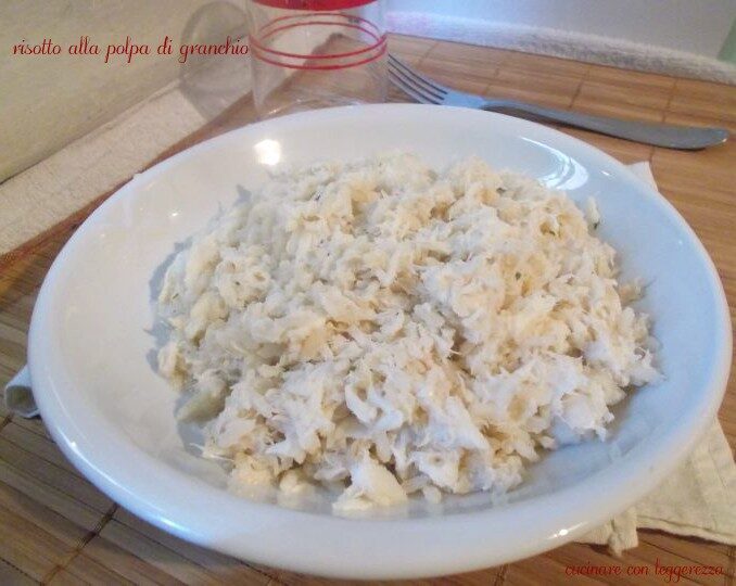 Risotto alla polpa di granchio