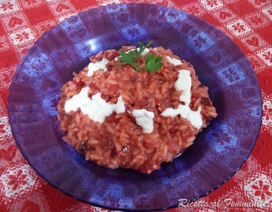 Risotto alla rapa rossa