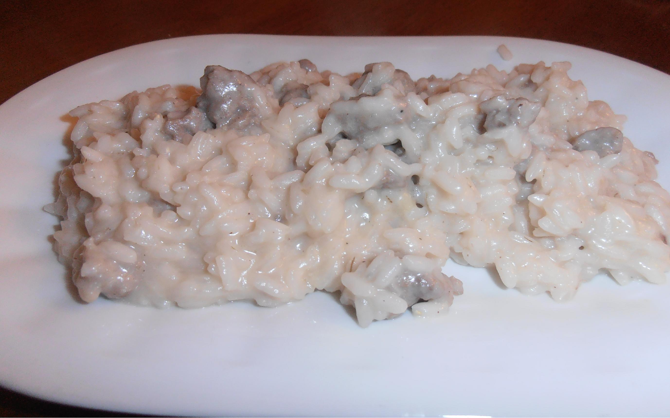 Risotto alla salsiccia cremoso