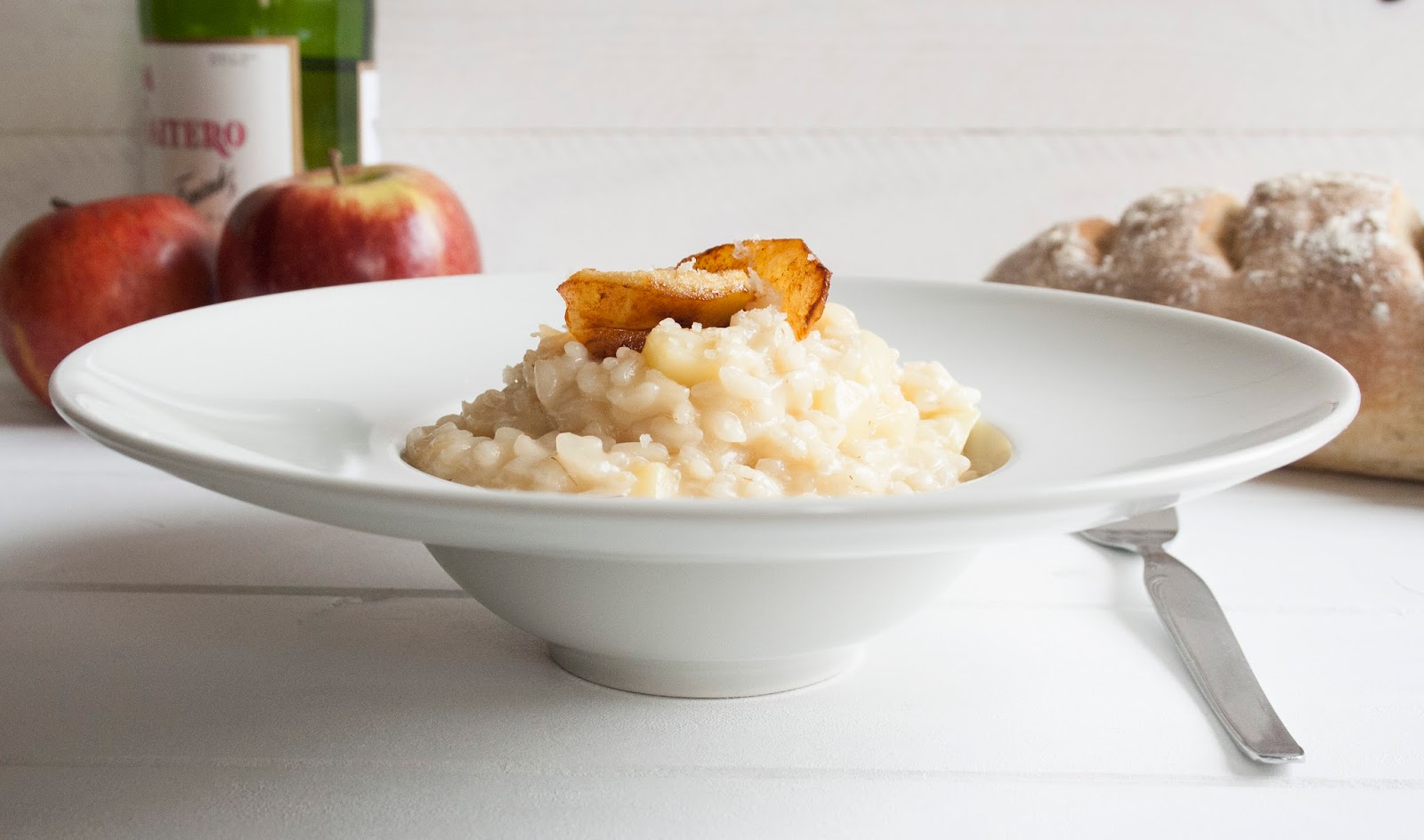 Risotto alla sidra e mele