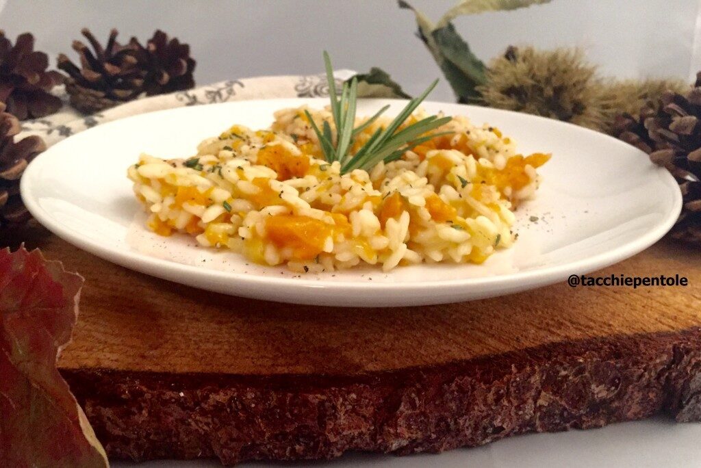Risotto alla zucca al profumo di rosmarino #veryeasy