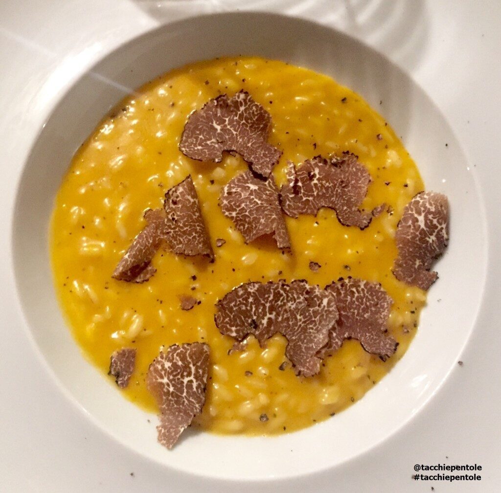 Risotto alla zucca con tartufo