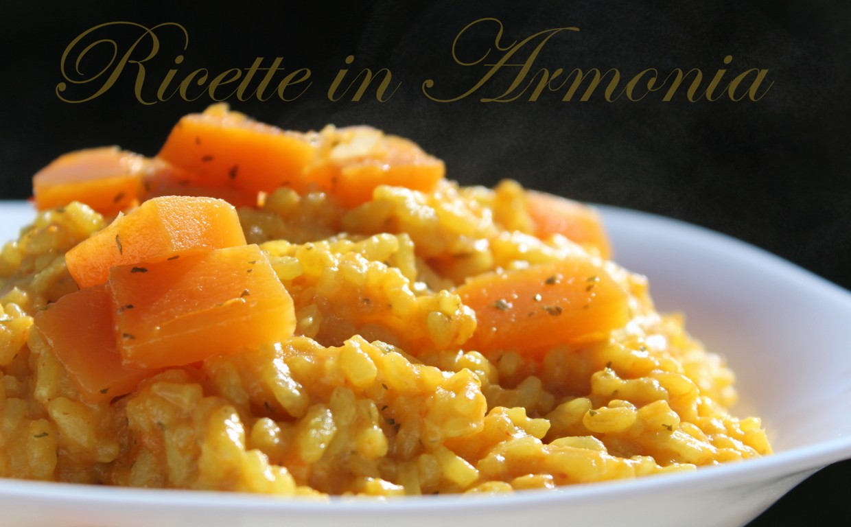 Risotto alla zucca di halloween