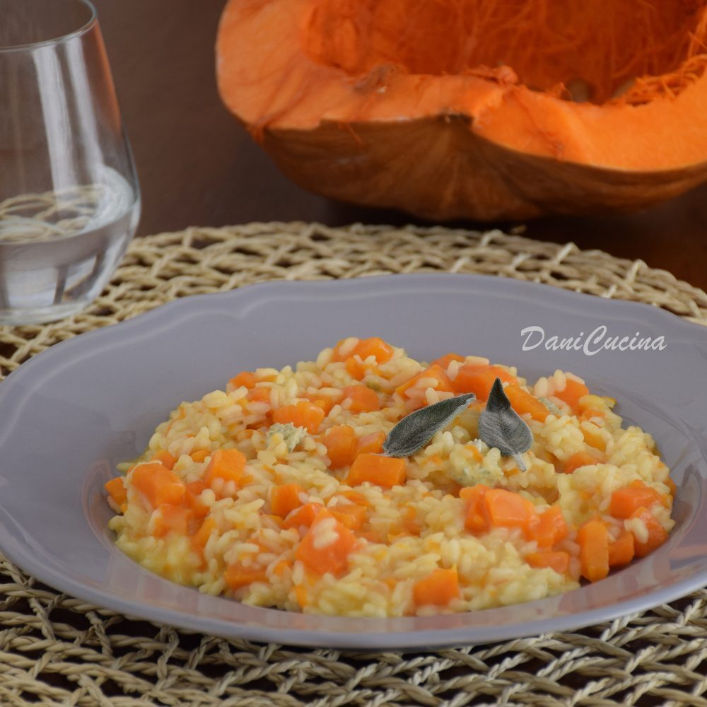 Risotto alla zucca e gorgonzola