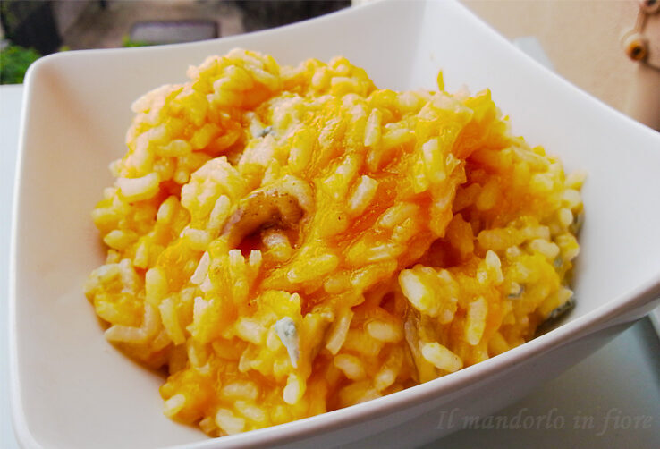 Risotto alla zucca e gorgonzola