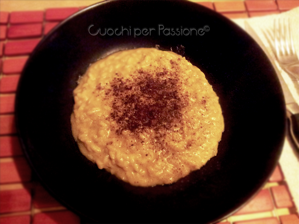 Risotto alla zucca e taleggio