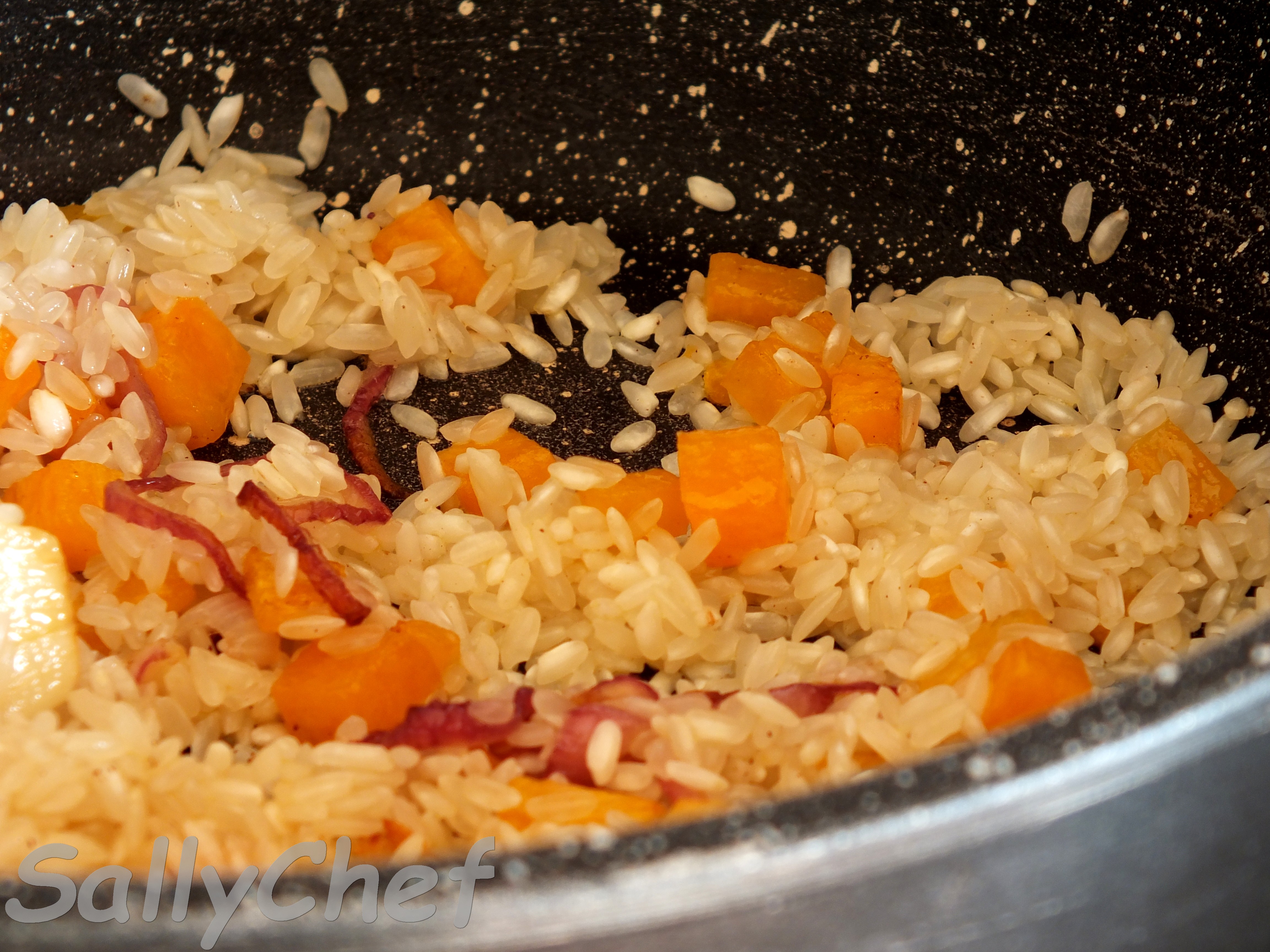 Risotto alla zucca e tartufo di calvello