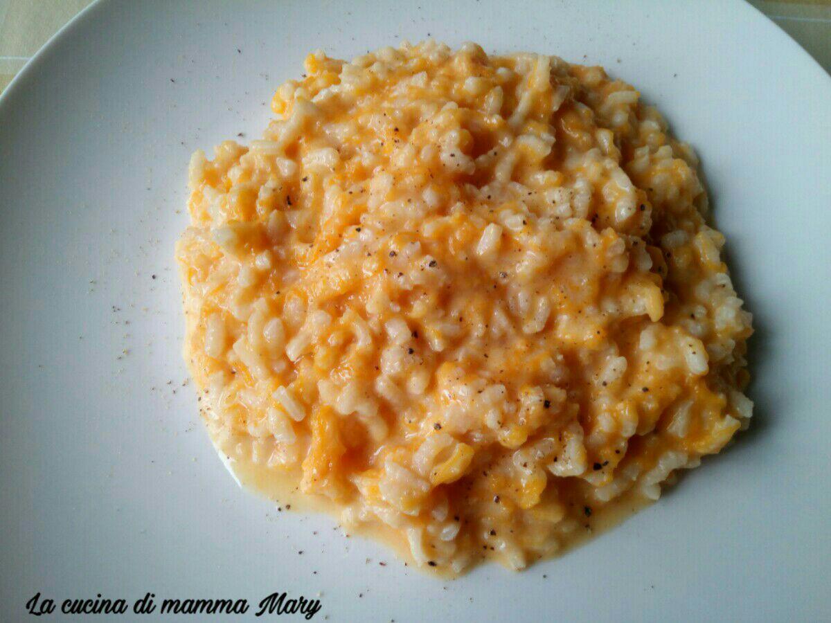 Risotto alla zucca mantecato al latte
