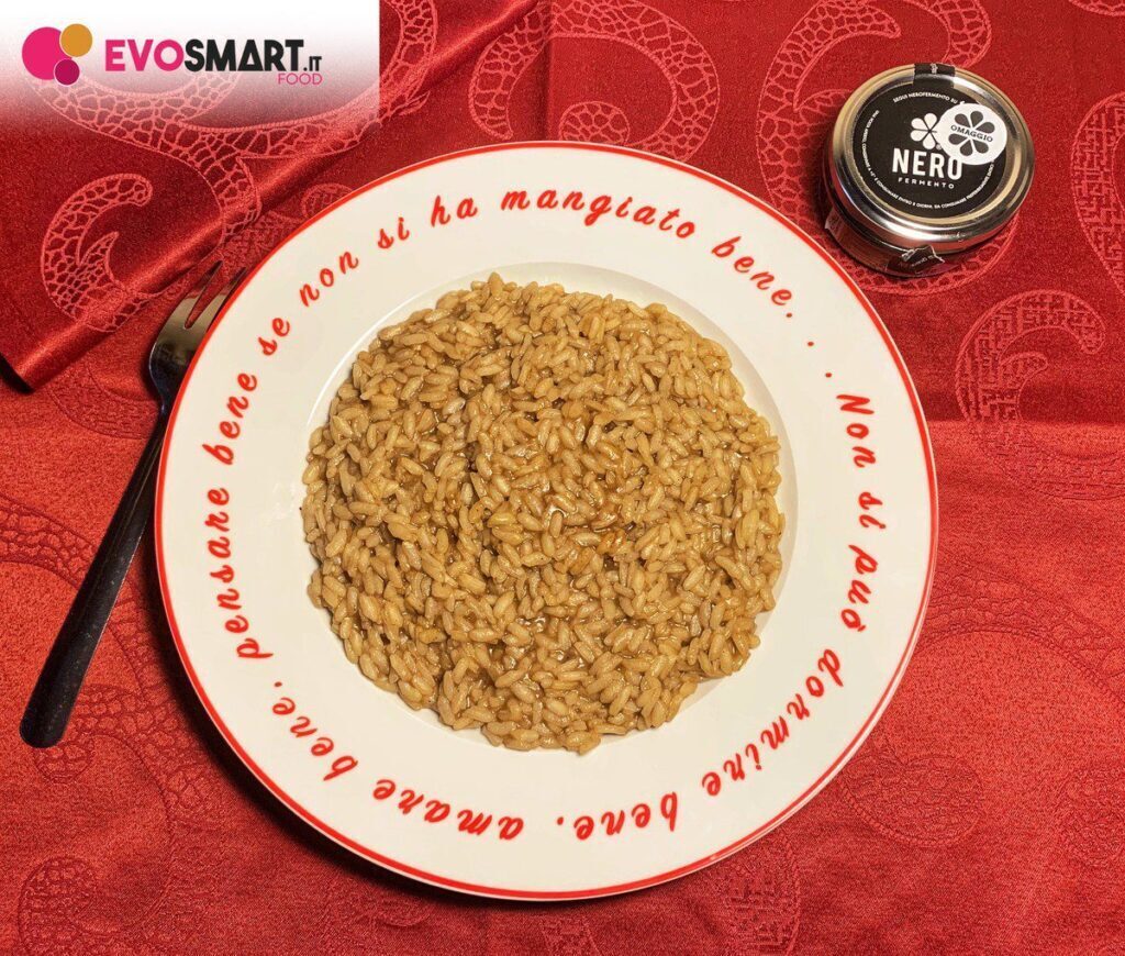 Risotto all’aglio nero