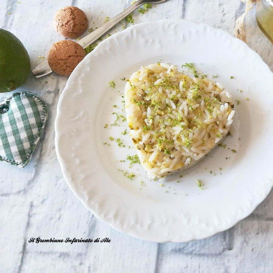 Risotto all’amaretto e lime