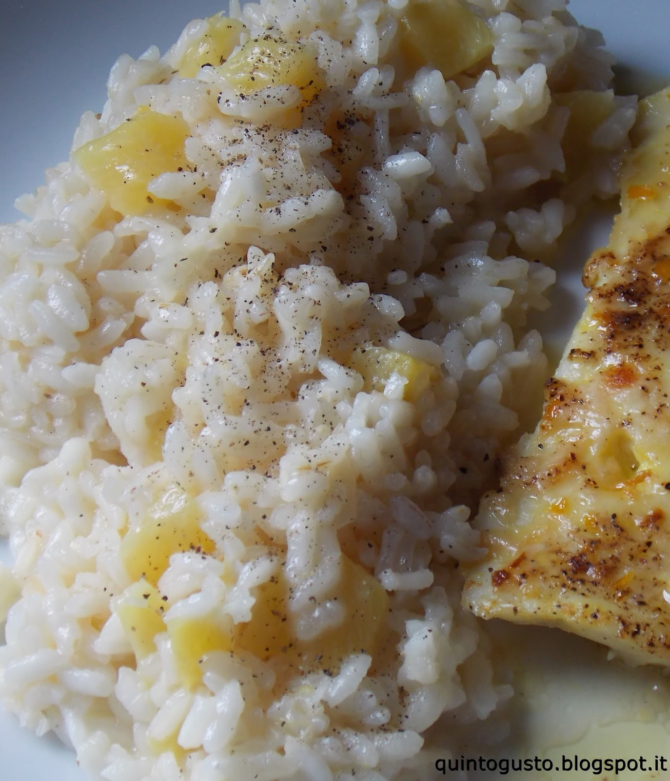 Risotto all’ananas