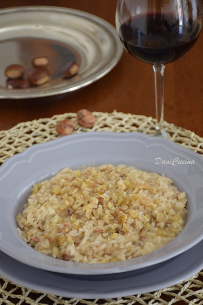 Risotto alle castagne e crescenza
