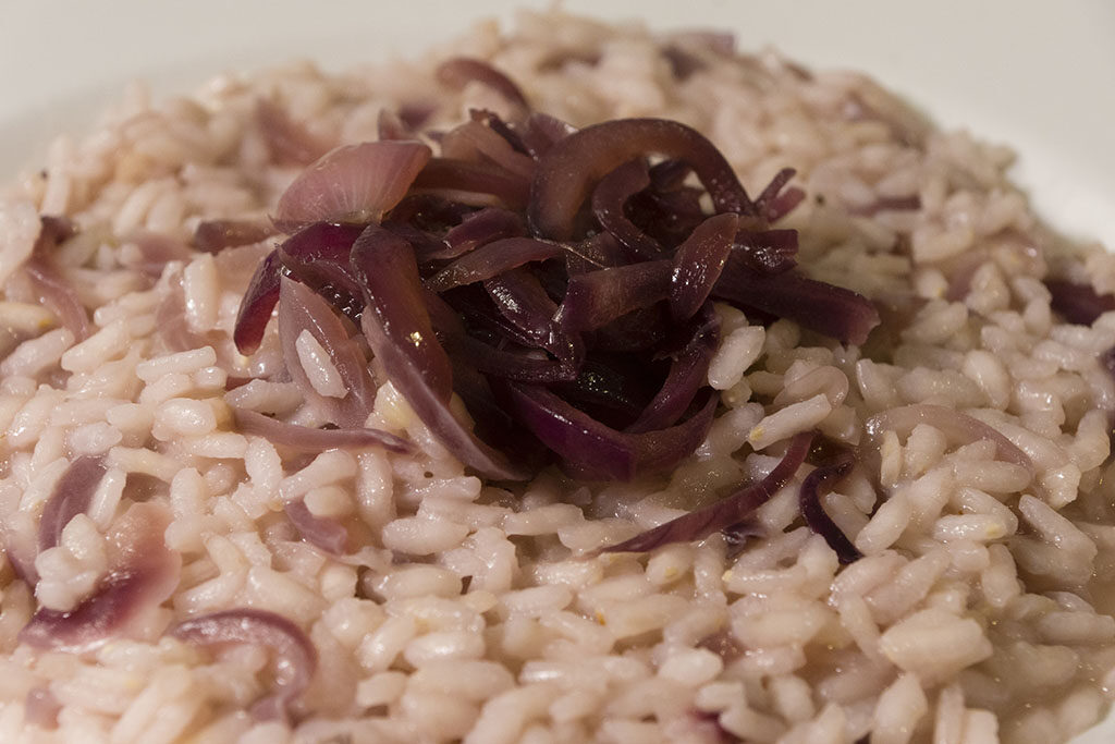 Risotto alle cipolle caramellate