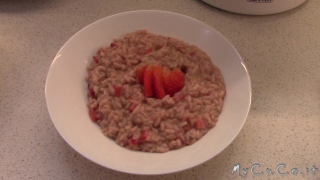Risotto alle fragole con companion moulinex – video confronto con bimby