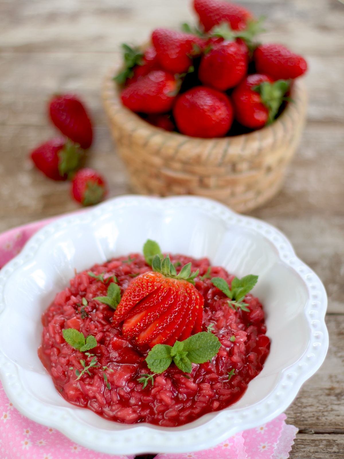 Risotto alle fragole