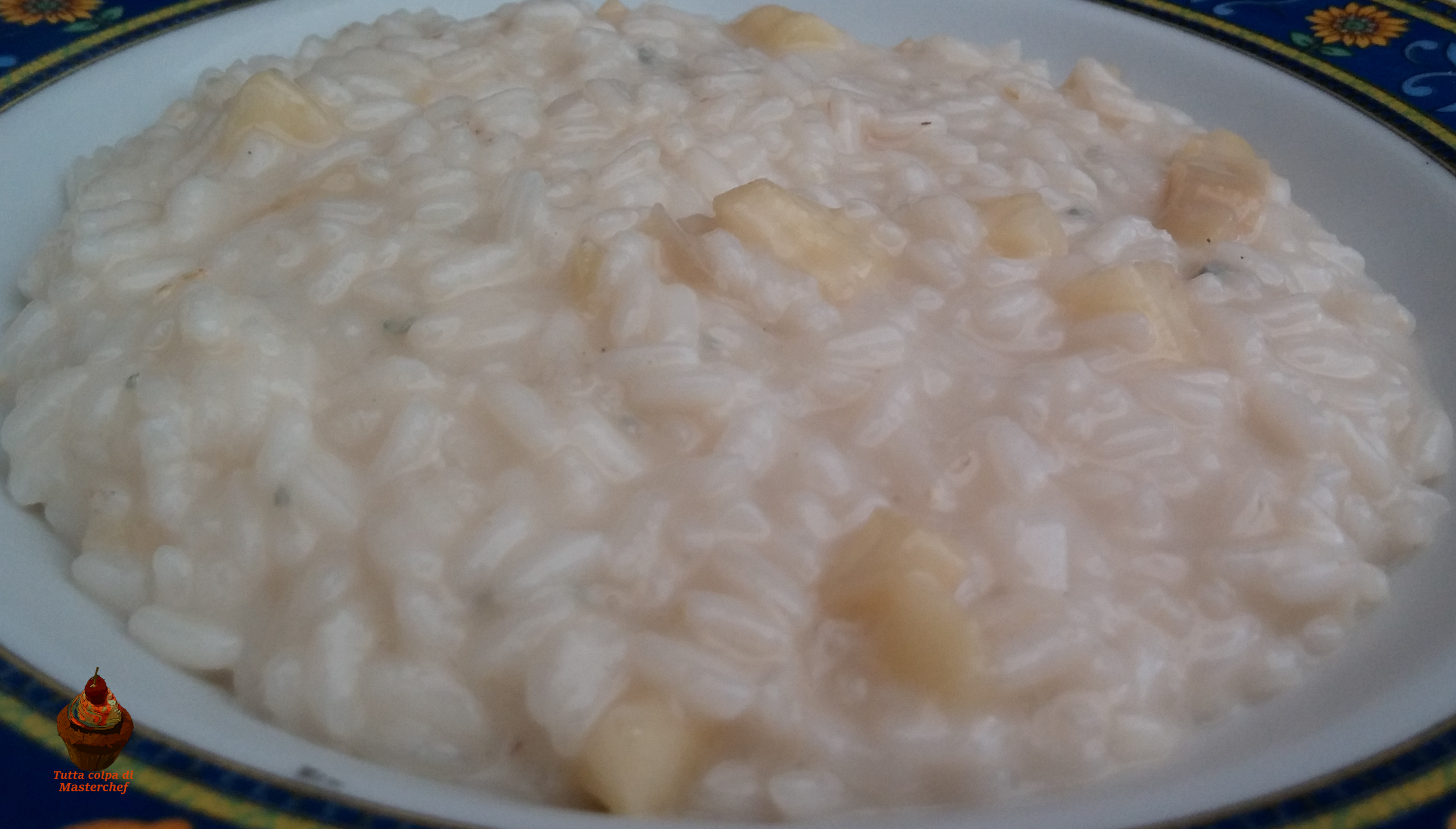 Risotto alle mele e gorgonzola