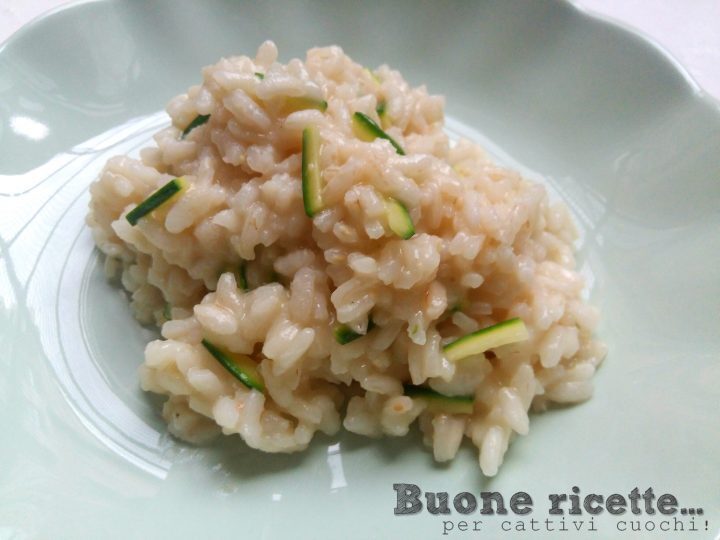 Risotto alle zucchine