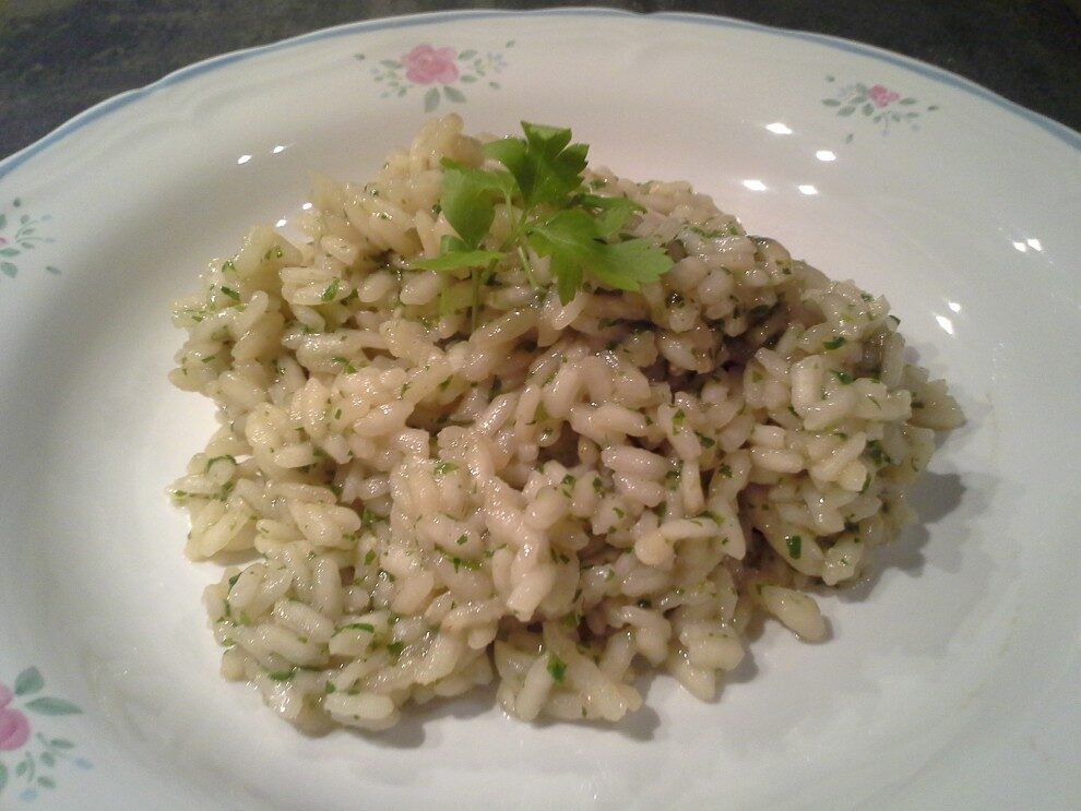 Risotto all’erborin – prezzemolo