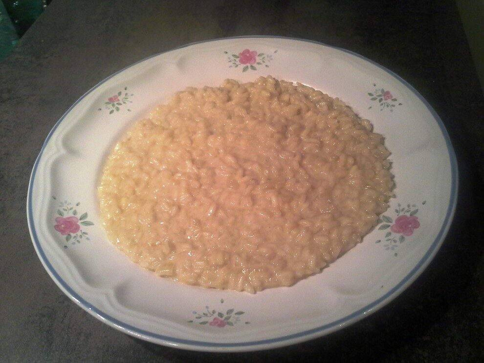 Risotto allo champagne