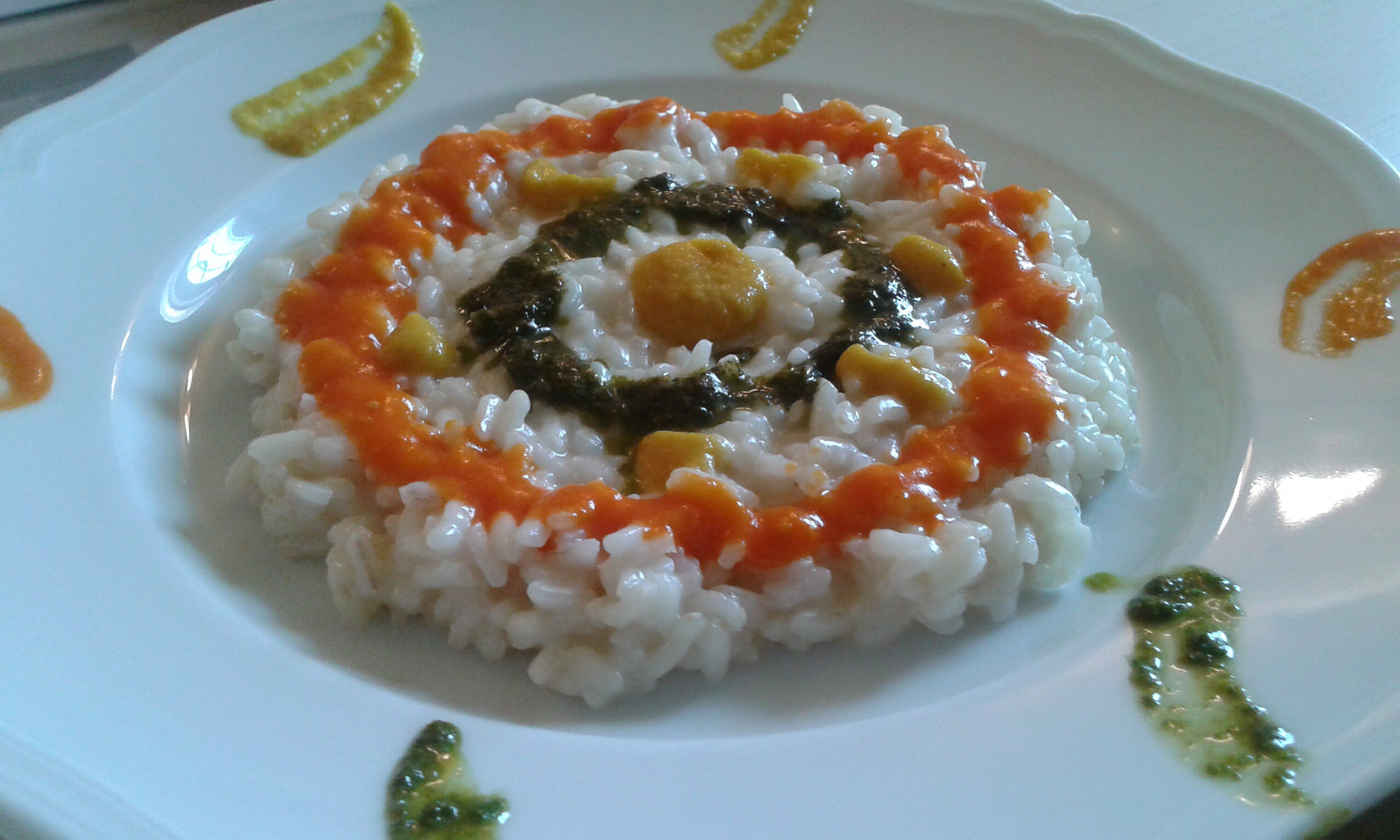 Risotto allo stracchino con gocce di sapore